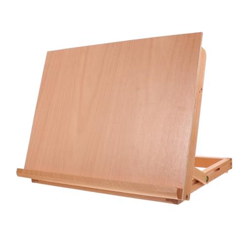 Homoyoyo Verstellbare Tischstaffelei aus Holz Desktop Zeichenbrett für Skizzieren und Malen Leicht Tragbar mit Einstellbarem Winkel für Komfortable Künstlerarbeit Homoyoyo Verstellbare Tischstaffelei aus Holz Desktop Zeichenbrett für Skizzieren und Malen Leicht Tragbar mit Einstellbarem Winkel für Komfortable Künstlerarbeit von Homoyoyo