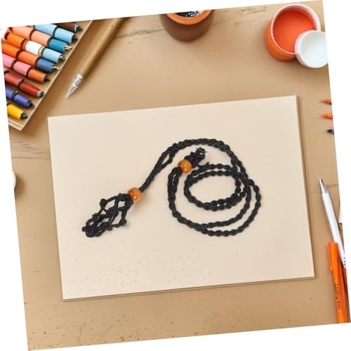 Homoyoyo Verstellbares Schmuckdraht mit Schwarzem Eisen Draht und Gewachster Schnur Langlebiges DIY Armband und Halskettenzubehör für Schmuckherstellung Homoyoyo Verstellbares Schmuckdraht mit Schwarzem Eisen Draht und Gewachster Schnur Langlebiges DIY Armband und Halskettenzubehör für Schmuckherstellung von Homoyoyo