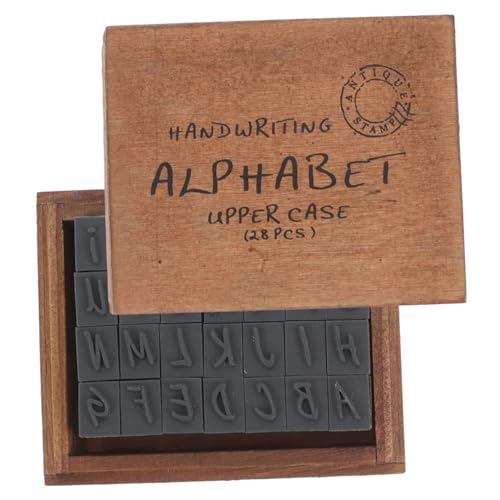 Homoyoyo Vintage Holzbuchstaben Stempel aus Robustem Holz Klare Alphabetmotive für Scrapbooking DIY Bastelarbeiten und Journaling Einfach zu Bedienen Kreative Gestaltung für Erwachsene Homoyoyo Vintage Holzbuchstaben Stempel aus Robustem Holz Klare Alphabetmotive für Scrapbooking DIY Bastelarbeiten und Journaling Einfach zu Bedienen Kreative Gestaltung für Erwachsene von Homoyoyo