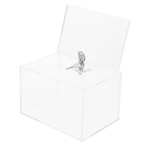 Homoyoyo Vorschlagsbox Spendenboxen Stimmzettel -boxen Vorschlagboxen Acryl Transparent von Homoyoyo