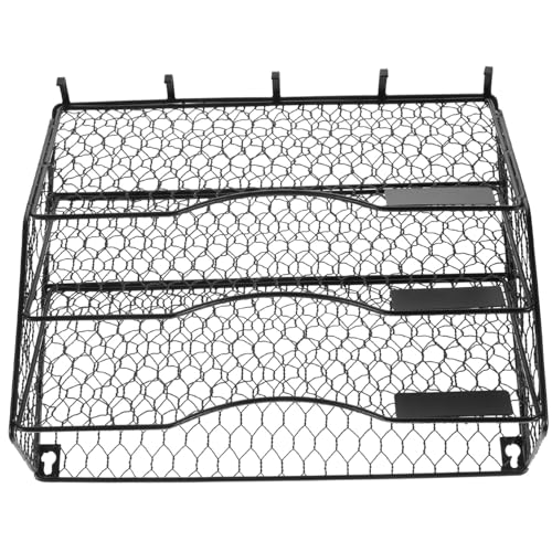 Homoyoyo Wand metall organizer mit Platzsparender Wandhalter für Zeitschriften und Akten Moderner Drahtkorb für Büro und Zuhause Multifunktionaler Wandkorb zur Übersichtlichen Ablage Homoyoyo Wand metall organizer mit Platzsparender Wandhalter für Zeitschriften und Akten Moderner Drahtkorb für Büro und Zuhause Multifunktionaler Wandkorb zur Übersichtlichen Ablage von Homoyoyo