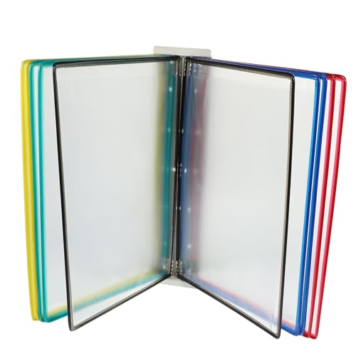 Homoyoyo Wandhängendes Dokumentenaufbewahrungsregal Seitiger Bunter Wandordnerhalter Platzsparender Hängeregister Organizer für Büro Studium und Zuhause Robuste und Flexible Wandbefestigung von Homoyoyo