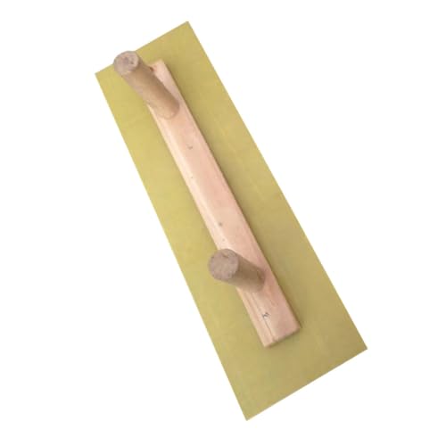 Homoyoyo Wandkratzbrett Werkzeug Tapen Gips Spachteln von Trockenbauwänden Flache Kelle kunststoffgriff caulkmate Fugenspachtel Spachtelmasse Zementkelle mit Griff Glättkelle Putzkelle Holz von Homoyoyo