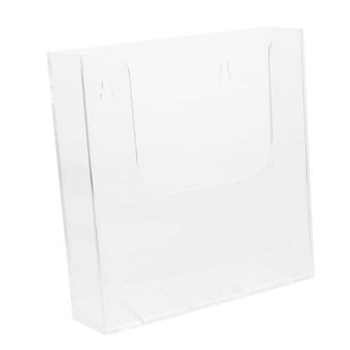 Homoyoyo Wandmontierter Acryl Dokumentenhalter Transparent Vertikaler Stehsammler für Büro Mappe und Broschüren Organizer Platzsparend Flexibel Einsetzbar Homoyoyo Wandmontierter Acryl Dokumentenhalter Transparent Vertikaler Stehsammler für Büro Mappe und Broschüren Organizer Platzsparend Flexibel Einsetzbar von Homoyoyo