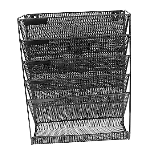 Homoyoyo Wandmontierter Aktenorganizer Fünfschichtiges Metallregal für Dokumente und Zeitschriften Platzsparend und Praktisch für Büro und Zuhause Installieren und Langlebig Homoyoyo Wandmontierter Aktenorganizer Fünfschichtiges Metallregal für Dokumente und Zeitschriften Platzsparend und Praktisch für Büro und Zuhause Installieren und Langlebig von Homoyoyo