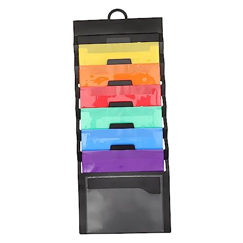 Homoyoyo Wandmontierter Wasserdichter Aktenordner mit Fächern Erweiterbarer Tragbarer Organizer für Büro und Outdoor Dokumente Vielseitige Aufbewahrungstasche für Briefe Rechnungen und von Homoyoyo