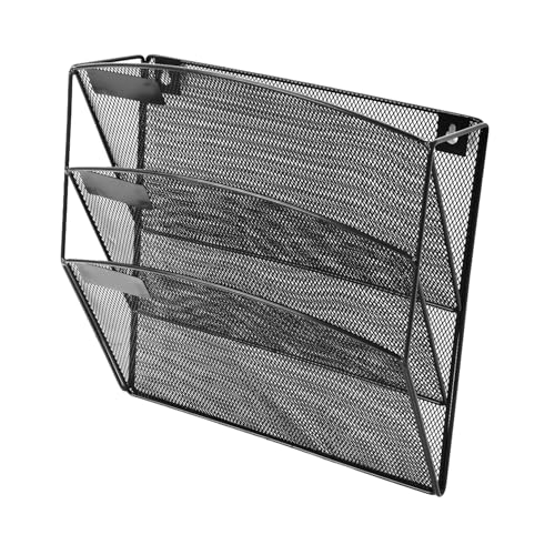 Homoyoyo Wandorganizer für Büro Mehrlagiger Hängeordner aus Metall Dokumentenhalter für Wand Vielseitiger Ordner für Schul und Bürobedarf Design für Effiziente Organisation von Homoyoyo