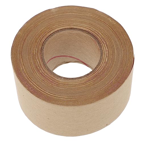 Homoyoyo Wasseraktiviertes Kraftpapier Klebeband Recycelbares Verpackungsband für Kartons Beschreibbar und Leicht Abreißbar für DIY Pakete und Sicheren Versand von Homoyoyo