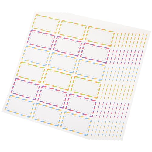 Homoyoyo Wasserdichte Ablösbare Mehrzweck etiketten Ölbeständige Klebeaufkleber für Glasflaschen Gefrierbehälter Lebensmittel und Babynahrung pro Packung von Homoyoyo