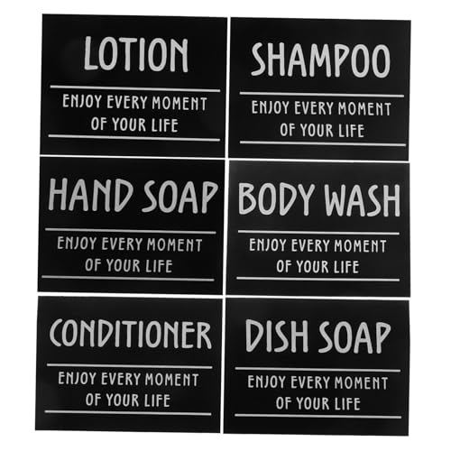 Homoyoyo Wasserdichte Badezimmer etiketten Selbstklebende Shampoo Flaschen Aufkleber Organisator Minimalistisches Design für Lotion Seifen Conditioner Pflegeprodukte Homoyoyo Wasserdichte Badezimmer etiketten Selbstklebende Shampoo Flaschen Aufkleber Organisator Minimalistisches Design für Lotion Seifen Conditioner Pflegeprodukte von Homoyoyo