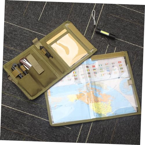 Homoyoyo Wasserdichte Outdoor Kartentasche Map Organizer aus Robustem Reißfestem Material Multifunktionaler Leichter Kartenhalter für Wandern Training Camping Transportabel von Homoyoyo