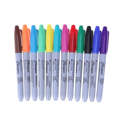 Homoyoyo Wasserdichte Tattoo Marker Stifte Farben Hautmarker für Künstler und Anfänger Markierung und Positionierung Haut Tragbares Design nicht Verschmierend von Homoyoyo
