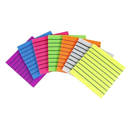 Homoyoyo Wasserdichten Durchscheinenden Memo Pads Farbige Linierte Haftnotizen für Bürobedarf und Notizen für Studium und Organisation Homoyoyo Wasserdichten Durchscheinenden Memo Pads Farbige Linierte Haftnotizen für Bürobedarf und Notizen für Studium und Organisation von Homoyoyo