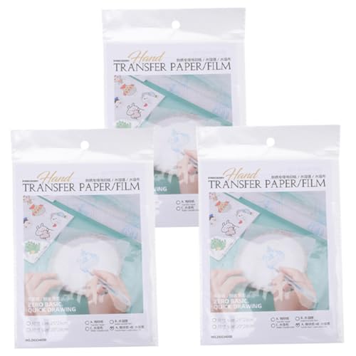 Homoyoyo Wasserlösliches Stickvlies Teilig Transparentes Transferpapier für DIY Stickerei Selbstklebend für T Shirts Schuhe Taschen und Mehr Homoyoyo Wasserlösliches Stickvlies Teilig Transparentes Transferpapier für DIY Stickerei Selbstklebend für T Shirts Schuhe Taschen und Mehr von Homoyoyo