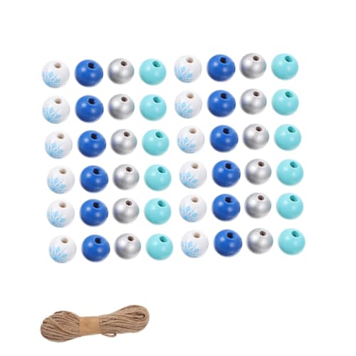 Homoyoyo Weihnachtliche Holzperlen mit DIY Bastelset mit Hanfseil Kreative Tischdeko Weihnachten Handgefertigte Holzperlen für Festliche Dekoration und Geschenkideen Homoyoyo Weihnachtliche Holzperlen mit DIY Bastelset mit Hanfseil Kreative Tischdeko Weihnachten Handgefertigte Holzperlen für Festliche Dekoration und Geschenkideen von Homoyoyo