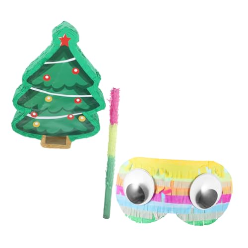 Homoyoyo Weihnachtliche Pinata in Tannenbaumform Teiliges mit und Augenbinde Gefüllt mit Süßigkeiten Festliche Hängedeko für Kindergeburtstag und Weihnachtsfeier Homoyoyo Weihnachtliche Pinata in Tannenbaumform Teiliges mit und Augenbinde Gefüllt mit Süßigkeiten Festliche Hängedeko für Kindergeburtstag und Weihnachtsfeier von Homoyoyo