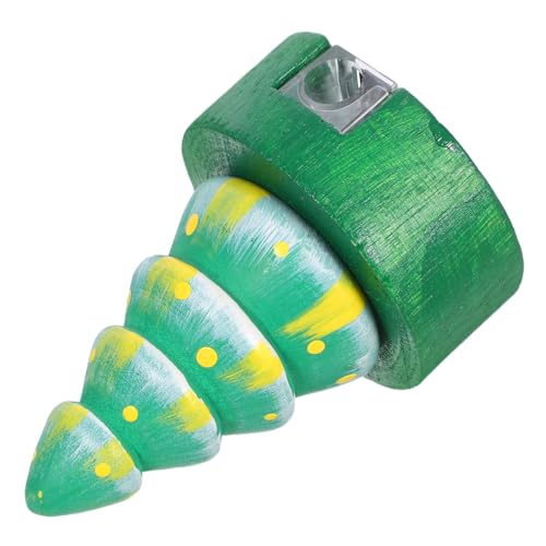 Homoyoyo Weihnachtlicher Holz-anspitzer Tannenbaum Form Handbetrieben Praktisch Robust als Festliche Schultasche Füller und Partygeschenk für Büro von Homoyoyo