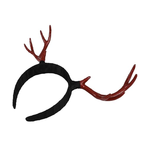 Homoyoyo Weihnachtliches Rentier Geweih Stirnband für Verstellbar Robustes Resin Material Festlicher Haarreif für Weihnachts und Kostümpartys Niedliches Halloween Zubehör Homoyoyo Weihnachtliches Rentier Geweih Stirnband für Verstellbar Robustes Resin Material Festlicher Haarreif für Weihnachts und Kostümpartys Niedliches Halloween Zubehör von Homoyoyo