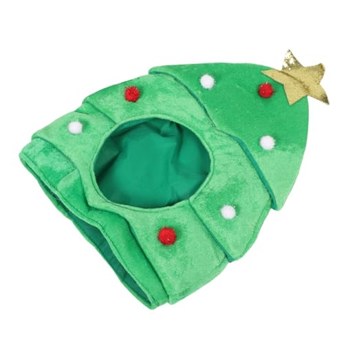 Homoyoyo Weihnachtsbaum Hut aus Weichem Einzigartiges Design Leichter Party Kopfschmuck für Damen und Herren Festliche Xmas Mütze für Weihnachtsfeiern und Cosplay Events von Homoyoyo