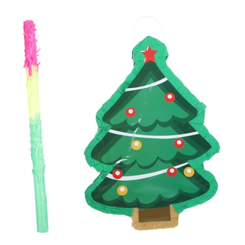 Homoyoyo Weihnachtsbaum Piñata mit Schlagstab Hängende Party Deko Spaßspiel für Erwachsene Weihnachtsfeier Zubehör Thema Pinata für Festliche Events Homoyoyo Weihnachtsbaum Piñata mit Schlagstab Hängende Party Deko Spaßspiel für Erwachsene Weihnachtsfeier Zubehör Thema Pinata für Festliche Events von Homoyoyo