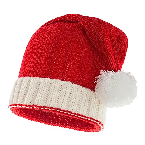 Homoyoyo Weihnachtsmütze Für Erwachsene – Rote Strickmütze - Warme Nikolausmütze Für Winterfeiern - Ideal Für Weihnachtsmann Kostüme Und Festliche Anlässe Perfekt Für Neujahrspartys Homoyoyo Weihnachtsmütze Für Erwachsene – Rote Strickmütze - Warme Nikolausmütze Für Winterfeiern - Ideal Für Weihnachtsmann Kostüme Und Festliche Anlässe Perfekt Für Neujahrspartys von Homoyoyo