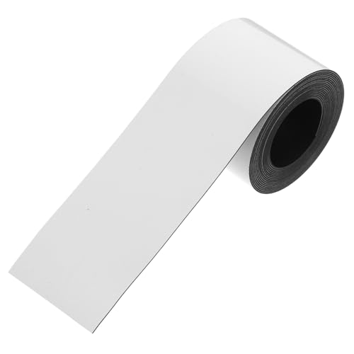 Homoyoyo Wiederverwendbare Magnetische Beschreibbare Etikettenrolle Breit Weiß Abwischbare Namensetiketten für Klassenzimmer Büro Küche Magnetische Klebetafeln zum Sortieren und Homoyoyo Wiederverwendbare Magnetische Beschreibbare Etikettenrolle Breit Weiß Abwischbare Namensetiketten für Klassenzimmer Büro Küche Magnetische Klebetafeln zum Sortieren und von Homoyoyo