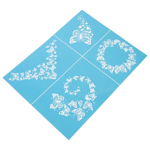 Homoyoyo Wiederverwendbare Seidenbildschirm Schablone aus Hochwertigem Gazematerial Waschbar Formstabil für DIY Textilgestaltung Bastelprojekte und Holzdekoration Geeignet für Homoyoyo Wiederverwendbare Seidenbildschirm Schablone aus Hochwertigem Gazematerial Waschbar Formstabil für DIY Textilgestaltung Bastelprojekte und Holzdekoration Geeignet für von Homoyoyo