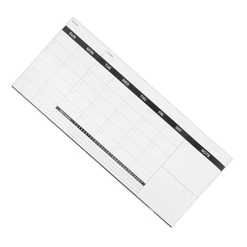 Homoyoyo Wisch Bare Tafel Whiteboard Für Die Wand Wöchentliche Trockenlöschtafel Für Die Wand Whiteboard Für Radiergummi-tafel Für Die Wand Zeitplantafel Schwarz Beschichtetes Papier Homoyoyo Wisch Bare Tafel Whiteboard Für Die Wand Wöchentliche Trockenlöschtafel Für Die Wand Whiteboard Für Radiergummi-tafel Für Die Wand Zeitplantafel Schwarz Beschichtetes Papier von Homoyoyo