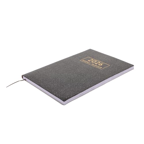Homoyoyo Wochen und Monatsplaner mit PU Einband Holografisches Design Stabiles für Fitnessplanung Budget und Mahlzeitenorganisation Handliches Notizbuch für Büro und Unterwegs von Homoyoyo
