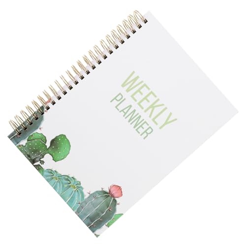 Homoyoyo Wochenplaner Spiralnotizbuch Leicht Tragbar Dekorativer Spiralplaner für Büro Schule und Reise Wöchentliches Zeitmanagement Notizblock zum Organisieren und Priorisieren von Homoyoyo Wochenplaner Spiralnotizbuch Leicht Tragbar Dekorativer Spiralplaner für Büro Schule und Reise Wöchentliches Zeitmanagement Notizblock zum Organisieren und Priorisieren von von Homoyoyo