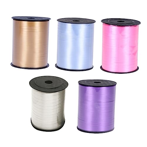Homoyoyo Yards Silbernes Luftballon Dekoband Hochwertiges Kunststoffband für Hochzeiten Partys und DIY Projekte für Floristen und Dekorateure von Homoyoyo