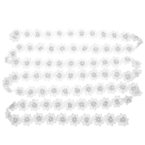 Homoyoyo Yards Spitzenband Mit Perlenverzierung Lace Borte Für Hochzeiten Bastelprojekte Und Bekleidungsaccessoires Spitzenstoff Verzieren von Homoyoyo