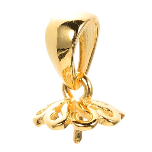 Homoyoyo Zubehör zur Schmuckherstellung hand schmuck armbandverschluss Bügelverschluss für Anhänger baumelnde Charms-Anhänger Schmuckanhängerverschlüsse Halsketten-Anhänger- Yellow von Homoyoyo