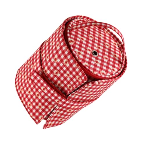 Homoyoyo gehäkelte Aufbewahrungstasche Stricken Nadeln Häkeln Haken gehäkelter Taschenorganisator gehäkelte Tasche gewebesäcke verbandstasche Garn-Tasche Gehäkelte Reisetasche Polyester von Homoyoyo