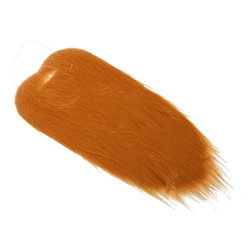 Homoyoyo künstlicher Bart einen Bart vortäuschen Bärte für Kostüme Bart gefälscht Halloween-Bart für Männer falscher Schnurrbart Schnurrbart-Kostüm Bart Make-up Plüschstoffe Brown von Homoyoyo