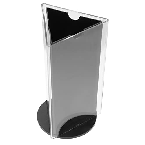 Homoyoyo rotierende Tischkarte einstellbar Stand Inhaber Party Tischplatte Tischschildhalter Platzkartenhalter für den Tisch Plakatständer zum Ausstellen Menükarte Tischkartenhalter Acryl von Homoyoyo