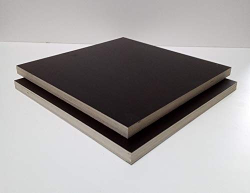15mm starke Siebdruckplatte Bodenplatte Multiplex Birke. Maße: 25x25cm. von Homry