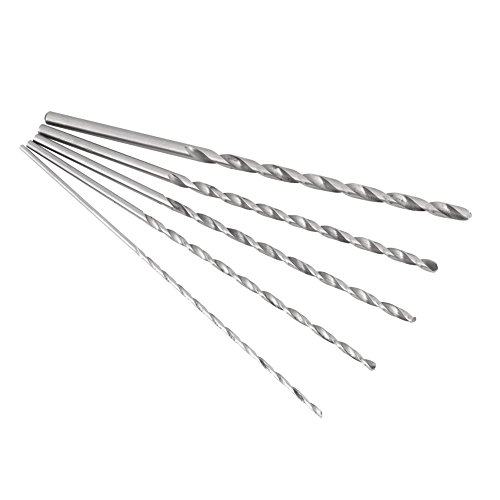 5 Pcs Extra Langes Holzbohrer Bohrer Set Hochgeschwindigkeitsstahlbohrer Satz Stellte Gerade Schaft Spiralbohrer Werkzeug 2 Bis 5Mm 5 Pcs Extra Langes Holzbohrer Bohrer Set Hochgeschwindigkeitsstahlbohrer Satz Stellte Gerade Schaft Spiralbohrer Werkzeug 2 Bis 5Mm von Homry