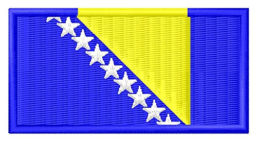 Flagge Bosna und Herzegowina Patch Herzegbosna Aufnäher parche bordeado brodé patch écusson toppa ricamata von Homry