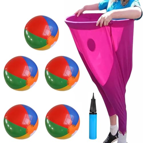 Homtrator Granny Pants Yard Game, Granny Pants Outdoor Game with Bouncy Balls, Giant Outdoor Recreational Tossings Games, Team Relay Family Reunion Party Field Party Game Set Homtrator Granny Pants Yard Game, Granny Pants Outdoor Game with Bouncy Balls, Giant Outdoor Recreational Tossings Games, Team Relay Family Reunion Party Field Party Game Set von Homtrator