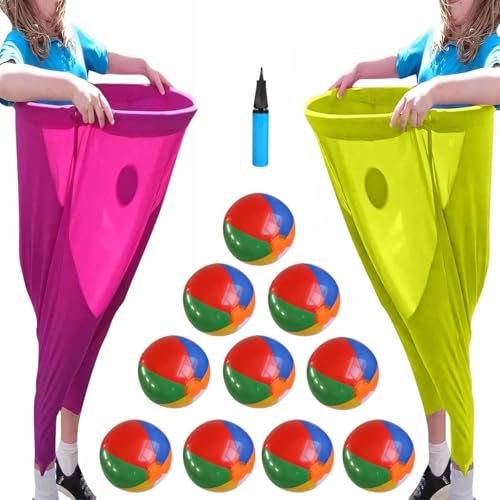 Homtrator Oma-Hosen-Hofspiel, Oma-Hosen-Outdoor-Spiel mit Hüpfbällen, riesige Wurfspiele for die Freizeit im Freien, Team-Staffel-Familientreffen-Party-Feldparty-Spielset Homtrator Oma-Hosen-Hofspiel, Oma-Hosen-Outdoor-Spiel mit Hüpfbällen, riesige Wurfspiele for die Freizeit im Freien, Team-Staffel-Familientreffen-Party-Feldparty-Spielset von Homtrator