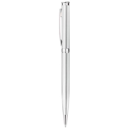 Homucasa 10 Stück Kugelschreiber Hochwertig Metall,Dreh Kugelschreiber Silber Set,mit Blau Tinte,Druckkugelschreiber Ergonomisch für Business, Büro,Schule Homucasa 10 Stück Kugelschreiber Hochwertig Metall,Dreh Kugelschreiber Silber Set,mit Blau Tinte,Druckkugelschreiber Ergonomisch für Business, Büro,Schule von Homucasa