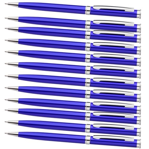 Homucasa 30 Stück Kugelschreiber Hochwertig Metall,Dreh Kugelschreiber Blau Set,mit Schwarz Tinte,Druckkugelschreiber Ergonomisch für Business, Büro,Schule Homucasa 30 Stück Kugelschreiber Hochwertig Metall,Dreh Kugelschreiber Blau Set,mit Schwarz Tinte,Druckkugelschreiber Ergonomisch für Business, Büro,Schule von Homucasa