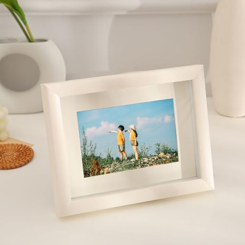 Homxi Bilderrahmen 25.4 x 30.48cm,Holz und Acryl Bilderrahmen Hochzeit Deko, Querformat und Vertikal,Wand und Tischplatte,Weiß Homxi Bilderrahmen 25.4 x 30.48cm,Holz und Acryl Bilderrahmen Hochzeit Deko, Querformat und Vertikal,Wand und Tischplatte,Weiß von Homxi