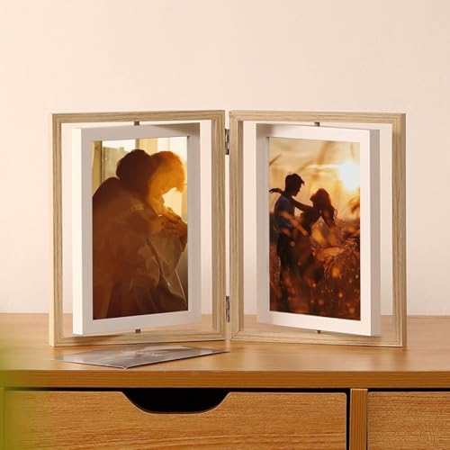Homxi Bilderrahmen Modern 12.7 x 17.78 cm Familie,Bilderwand Schlafzimmer MDF und Glas, Vertikal,Tischplatte,Holz Homxi Bilderrahmen Modern 12.7 x 17.78 cm Familie,Bilderwand Schlafzimmer MDF und Glas, Vertikal,Tischplatte,Holz von Homxi