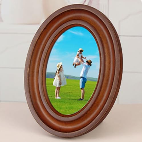Homxi Foto Rahmen 10.16 x 15.24 cm Family,Holz Bilderrahmen Hochzeit, Vertikal,Tischplatte,Braun Homxi Foto Rahmen 10.16 x 15.24 cm Family,Holz Bilderrahmen Hochzeit, Vertikal,Tischplatte,Braun von Homxi