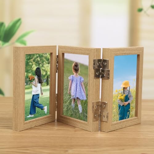 Homxi Kleine Bilderrahmen 15.24 x 20.32 Family,MDF Bilderrahmen Deko Schlafzimmer, mit 3 Öffnungen Klappbar,Vertikal,Tischplatte,Holz Homxi Kleine Bilderrahmen 15.24 x 20.32 Family,MDF Bilderrahmen Deko Schlafzimmer, mit 3 Öffnungen Klappbar,Vertikal,Tischplatte,Holz von Homxi