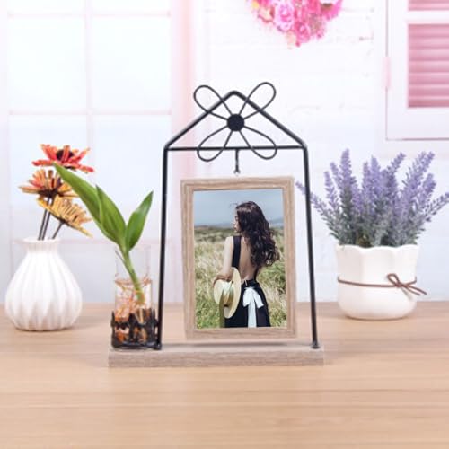 Homxi Rahmen 12.7 x 17.78 cm Modern,Bilderrahmen Hochzeitstag MDF und Eisen und Glas, Doppelseitige Windmühle,Vertikal,Tischplatte,Holz Homxi Rahmen 12.7 x 17.78 cm Modern,Bilderrahmen Hochzeitstag MDF und Eisen und Glas, Doppelseitige Windmühle,Vertikal,Tischplatte,Holz von Homxi
