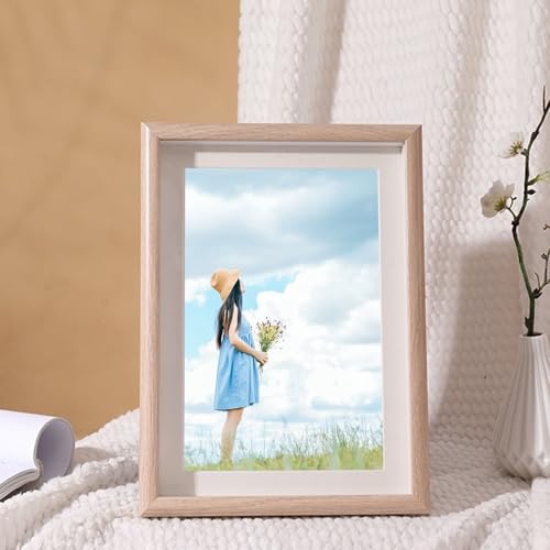 Homxi Rahmen 29.72 x 41.91 cm Family,Bilderrahmen Hochzeitstag MDF und Glas, Querformat und Vertikal,Tischplatte,Holz Homxi Rahmen 29.72 x 41.91 cm Family,Bilderrahmen Hochzeitstag MDF und Glas, Querformat und Vertikal,Tischplatte,Holz von Homxi