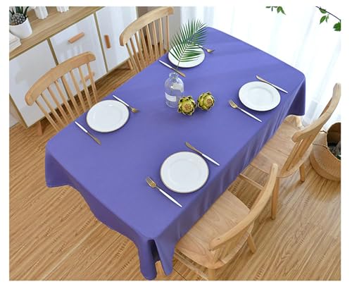 Homxi Tischdecke Quadrat für Balkontisch,120 W x 120 L cm,Tischdecke Garten Polyester Einfarbig Lila Tischdecke Fleckabweisend Homxi Tischdecke Quadrat für Balkontisch,120 W x 120 L cm,Tischdecke Garten Polyester Einfarbig Lila Tischdecke Fleckabweisend von Homxi